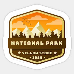 Yellowstone National Park Sticker